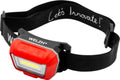 Rechargeable Motion Sensor Inspection Head Lamp; Sirius Range (Red)