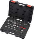 Socket Tool Set; 23-Piece Shallow, Chrome 6-point 3/8'' (FP Series)