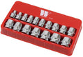Socket Set, Shallow, 3/8''dr, 17-Piece