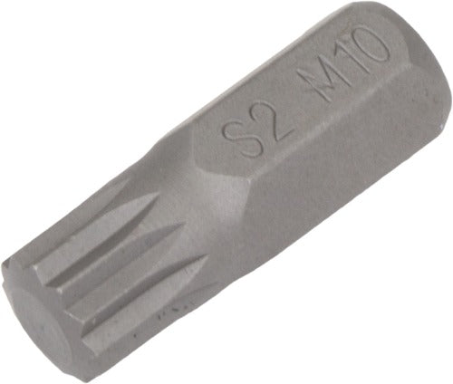 Spline Bit; 10 x 30mm, M6