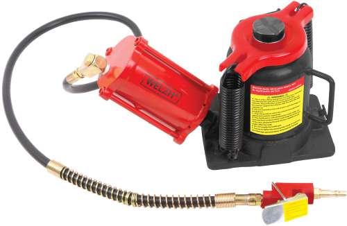Bottle Jack; Mini-Jack Mate Air & Hydraulic 20-Ton