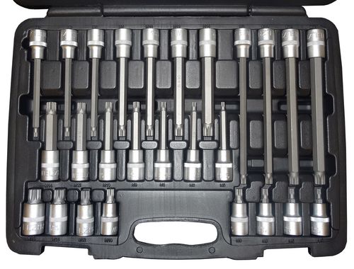 26-piece 1/2'' Drive Spline Bit-Assortment Set M5-M16