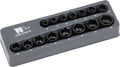 Socket Set; 3/8'', Shallow, Impact (Lok-Typ™) 8-22mm