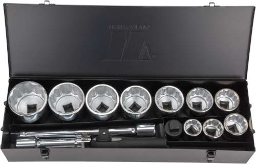 Socket Tool Set; 12Pt, 36-80mm, 1''