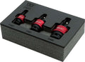 Universal Joint Sockets Impact; 3-Piece Set 1/4''; 3/8''; 1/2''; S2 Steel Series