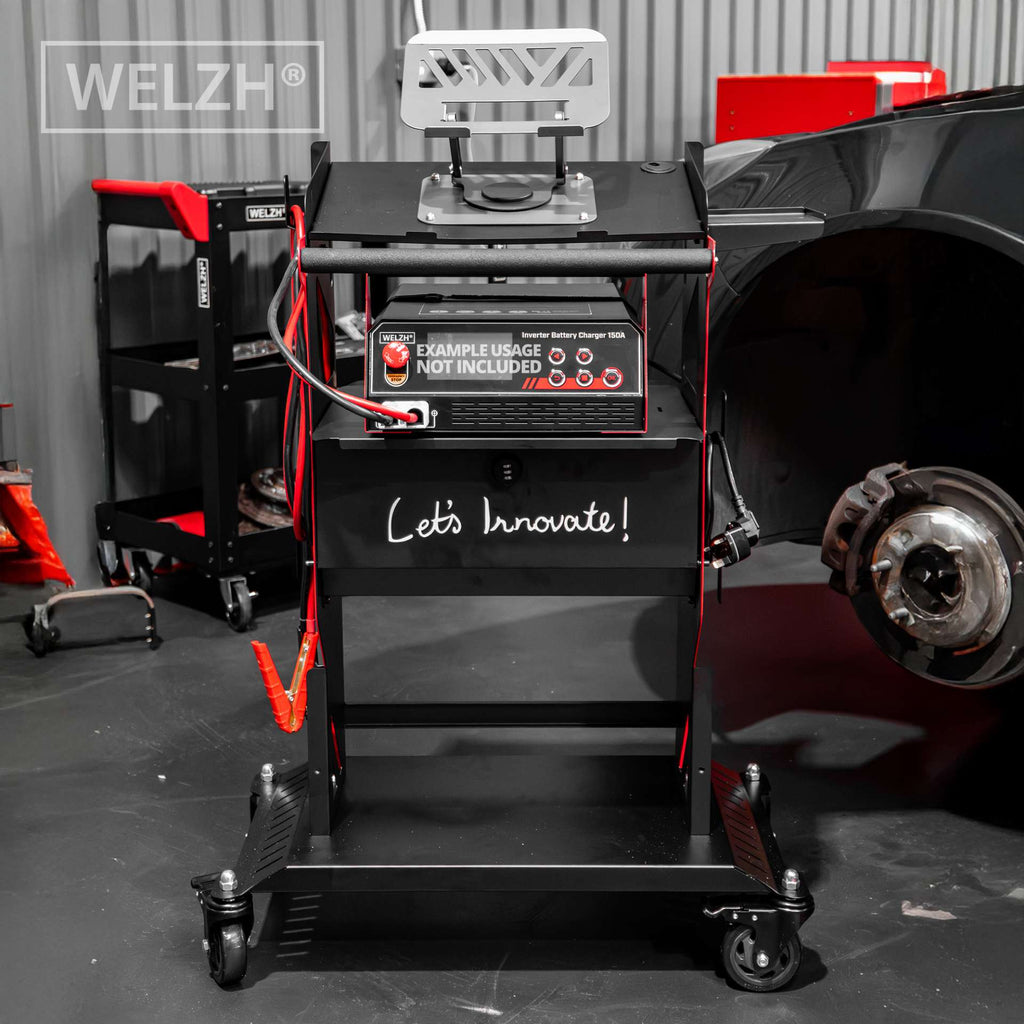 Automotive Diagnostic Tool Cart With Monitor Holder