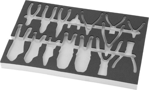 Tool Tray; Empty Foam Tray For 3621-WW