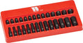 Socket Set; 28-Piece Impact, Deep and Shallow Sockets, 1/4''dr