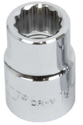 Socket Shallow; 12-Point 3/4'', Singles