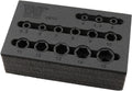 Socket Set; 14-Piece Impact, Shallow Sockets, 1/4''dr