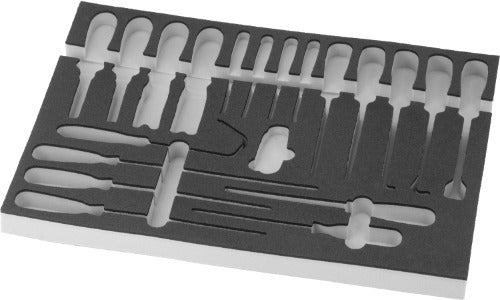 Tool Tray; Empty Foam Tray For 3617-WW