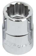 Socket Shallow; 12-Point 3/4'', 21mm