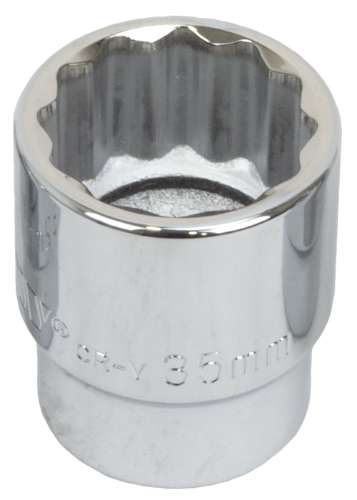 Socket Shallow; 12-Point 3/4'', 35mm