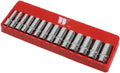 Socket Set; Deep, 3/8''dr, 6-Point
