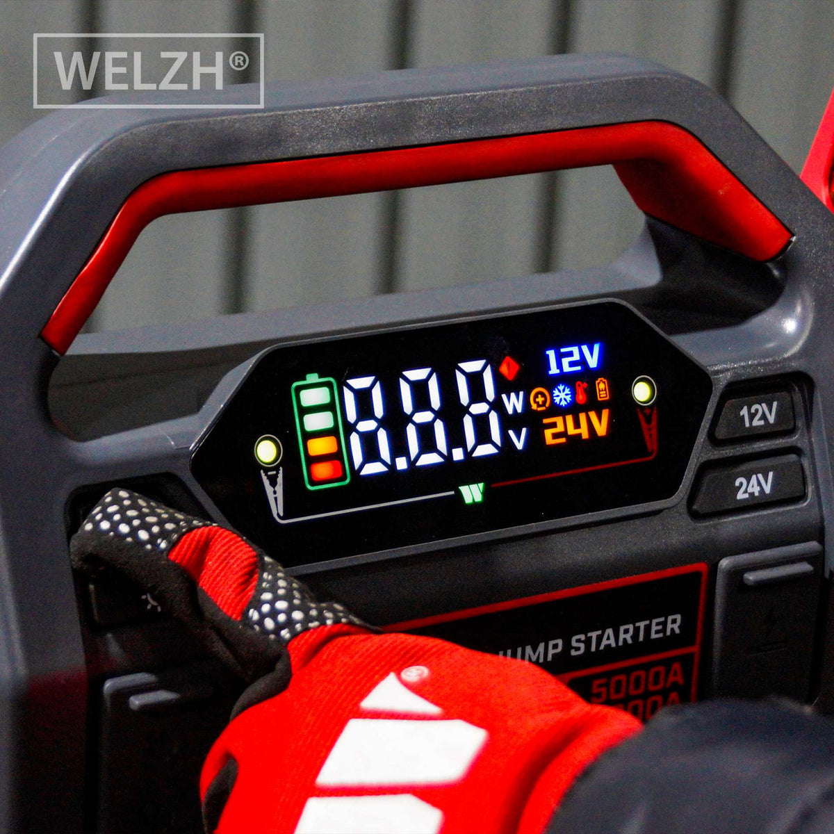 Power-Mate™ Jump Starter 12V/10000A 24V/5000A Up To 16L Petrol and Diesel Engines