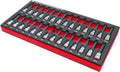 Semi Deep Bit Socket Assortment; Hex,Torx,Spline 28-Piece 3/8dr''