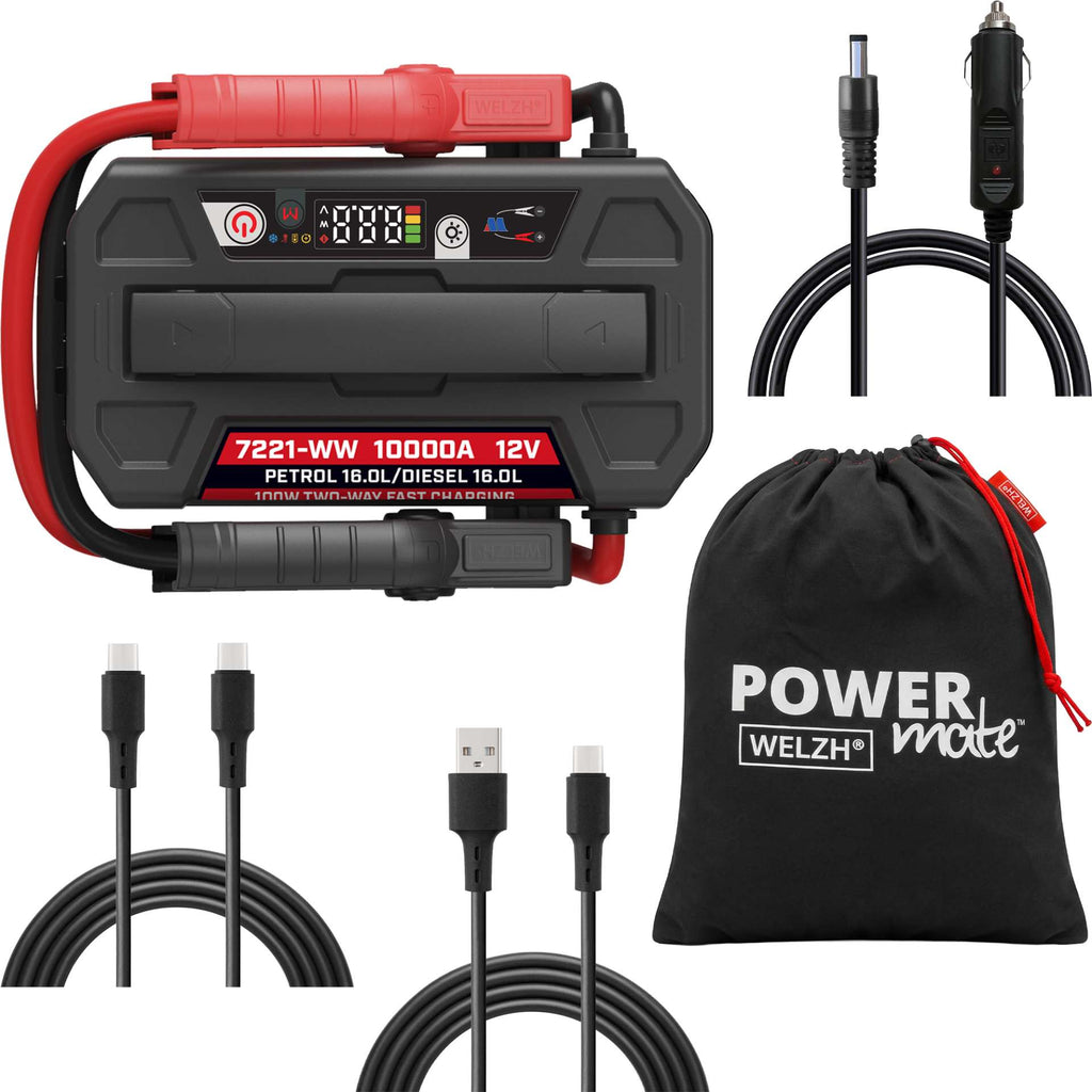 Power-Mate™ Jump Starter 12-Volt and 10000A Up To 16L