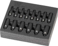 Socket Set; 14-Piece Impact, Deep Sockets, 1/4''dr