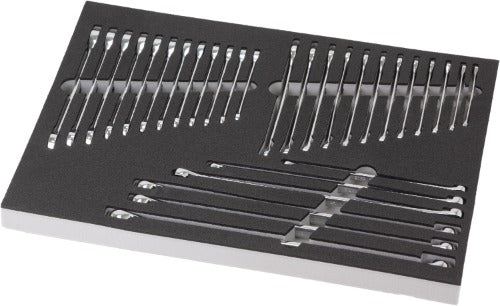 Tool Tray; Aviation 8-24mm, Ratchet Spanners, Combination Spanner Assortment