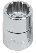 Socket Shallow; 12-Point 3/4'',24 mm