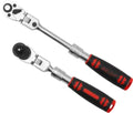 Ratchet; Telescopic, Flexi-Head & Lockable, 1/4''dr
