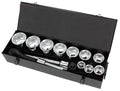 Socket Tool Set; 6Pt, 36-80mm, 1''