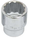 Socket Shallow; 12-Point 3/4'',36 mm