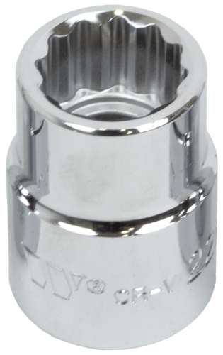 Socket Shallow; 12-Point 3/4'', 22mm