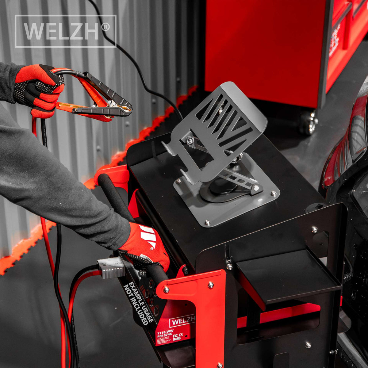 Automotive Diagnostic Tool Cart With Monitor Holder