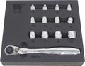 Socket Tool Set; 3/8'' Super Slim Series